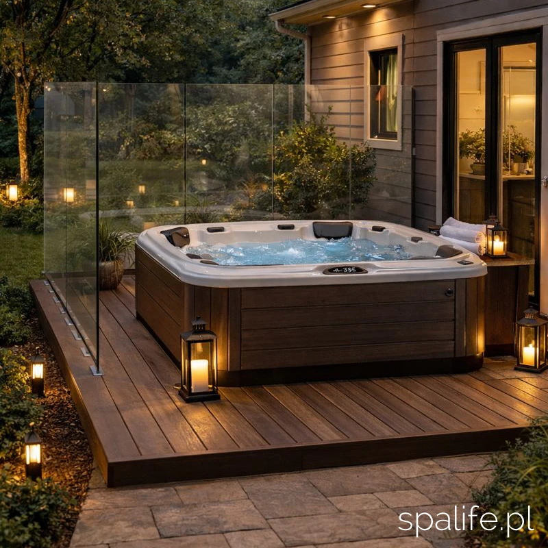 jacuzzi za szybą